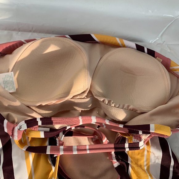 Kona Sol One Piece Strapless High Cut Leg Swimsuit - Picture 8 of 16